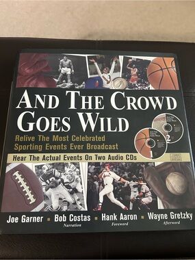And The Crowd Goes Wild sports book with CDs